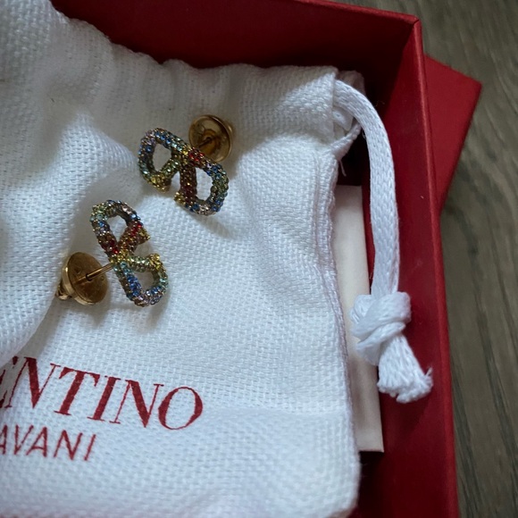 VALENTINO authentic rainbow unisex earrings - Picture 6 of 9